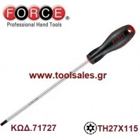 Κατσαβίδι  TORX 27X115 Με Τρύπα  FORCE